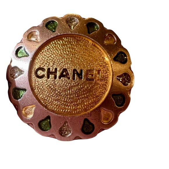 Chanel Women's Vintage Floral Clip-On Earrings - Picture 4 of 8